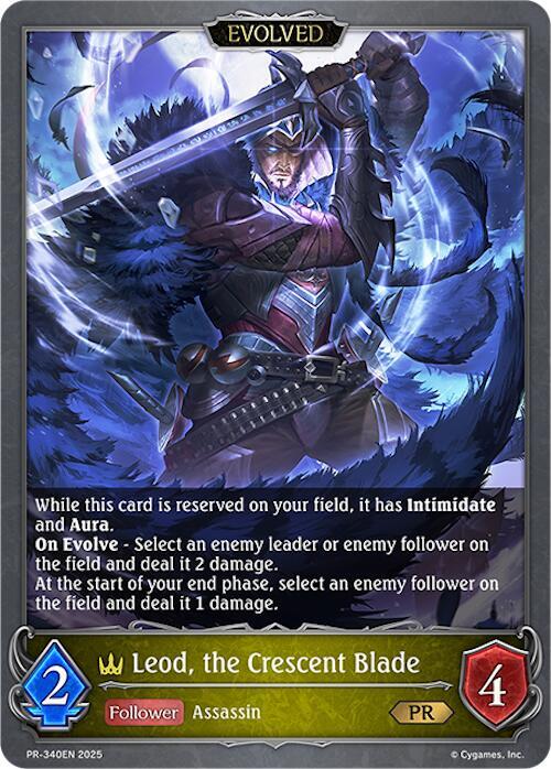 Leod, the Crescent Blade (Evolved) - PR-340EN