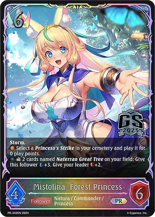 Mistolina, Forest Princess - Shadowverse: Evolve Promo Cards