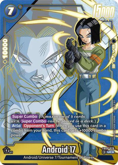 Android 17 - FB09-029 (Alternate Art) card