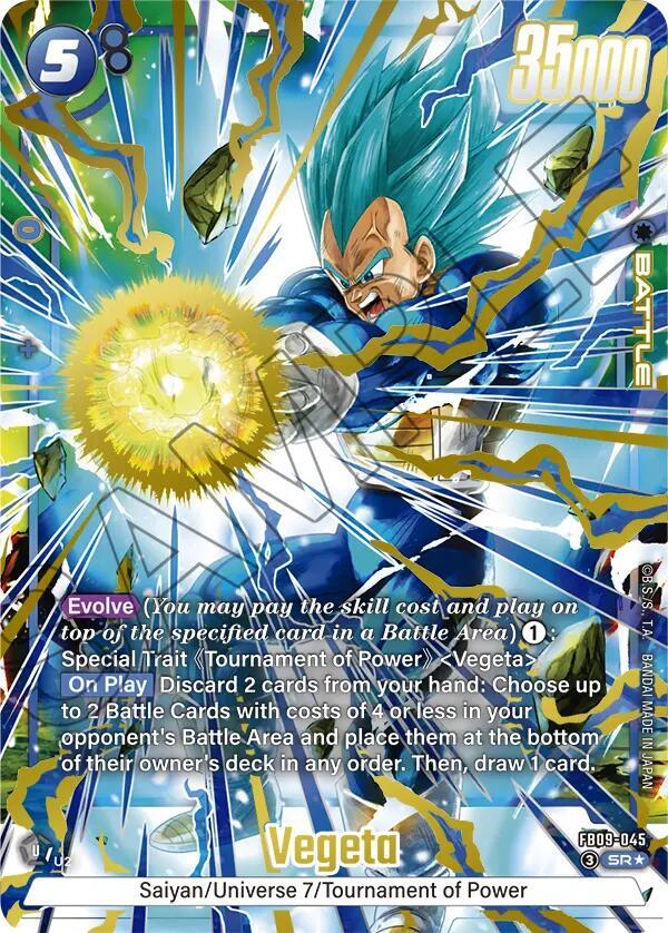 Vegeta - FB09-045 (Alternate Art) - Dual Evolution - Dragon Ball