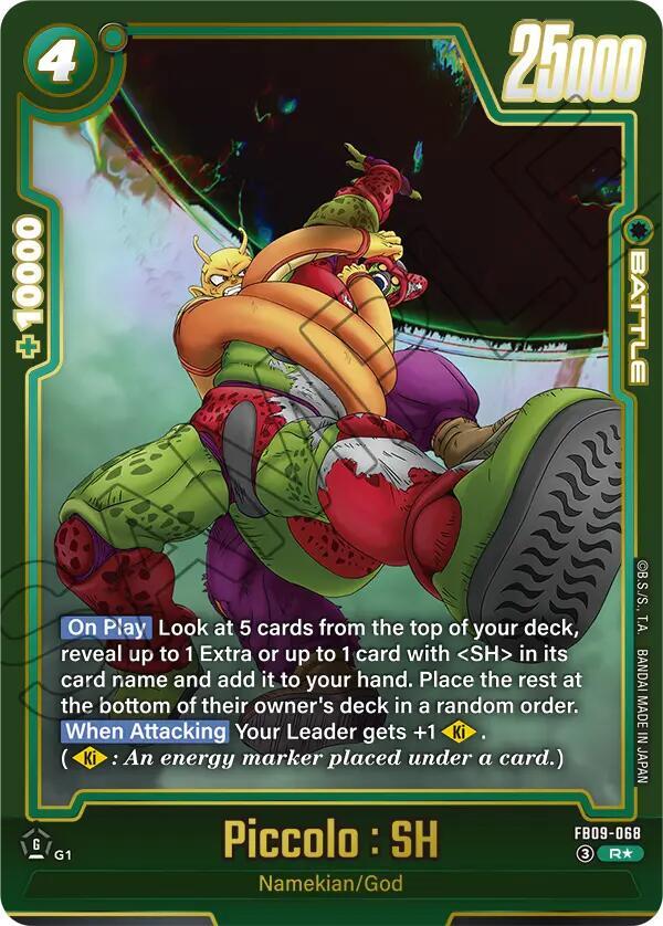 Piccolo : SH - FB09-068 (Alternate Art) - Dual Evolution - Dragon