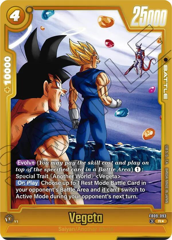 Vegeta - FB09-093 (Alternate Art) - Dual Evolution - Dragon Ball