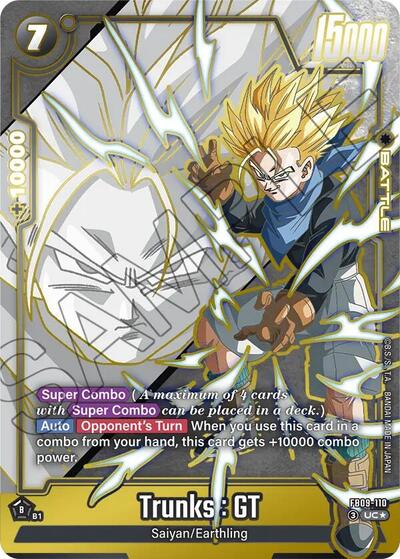 Trunks : GT - FB09-110 (Alternate Art) card