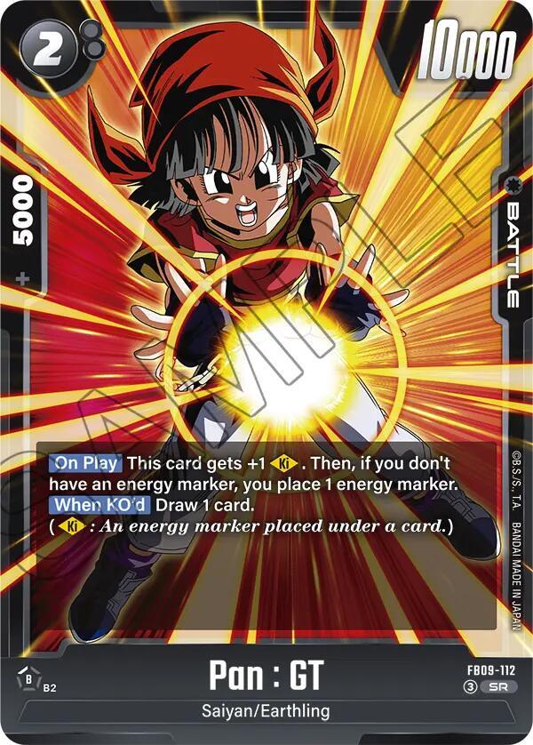 GT SR★ [FB09-112](ブースターパック「デュアルエボリューション」 Pan : GT - FB09-112 - Dual Evolution - Dragon Ball Super: Fusion