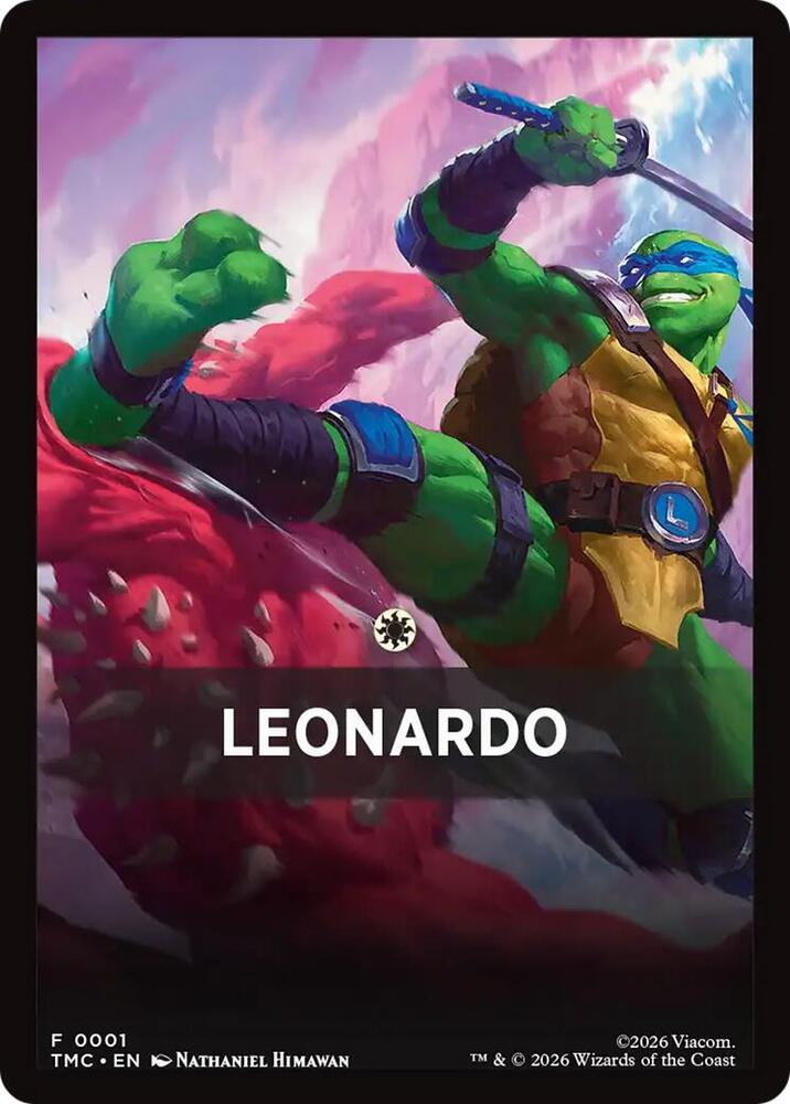 Leonardo Theme Card - Commander: Teenage Mutant Ninja Turtles