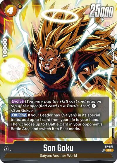 Son Goku - FP-077 Fusion World Promotion Cards and Packs Promo Dragon Ball card — value and price