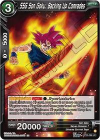 SSG Son Goku, Backing Up Comrades card art
