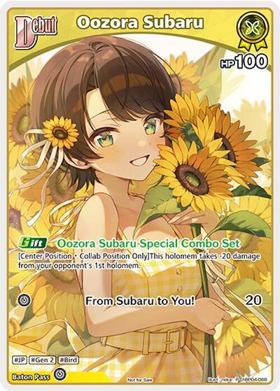 Oozora Subaru (P) (hBP04-068) (Alternate Art)