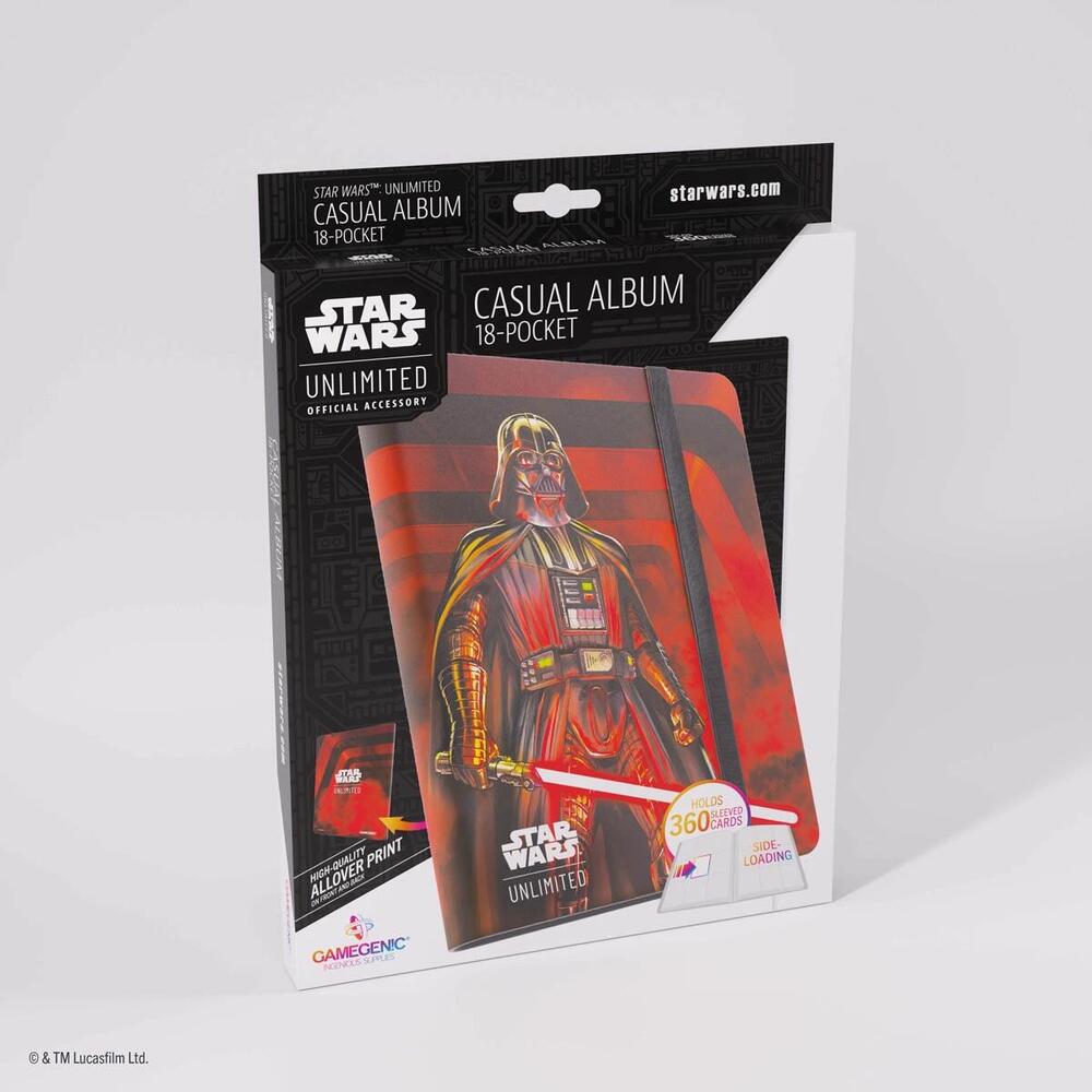 Star Wars: Unlimited Casual Album 18-Pocket Side-Loading - Darth Vader - Unstoppable - GameGenic Storage Albums - Storage Albums - TCGplayer.com Star Wars: Unlimited Casual Album 18-Pocket Side-Loading - Darth Vader - Unstoppable - GameGenic Storage Albums - Storage Albums - TCGplayer.com