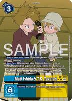Matt Ishida & T.K. Takaishi (Alternate Art) - Advanced Booster