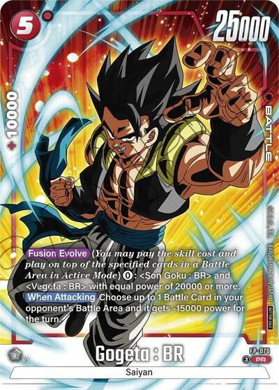 Gogeta : BR (Tournament Pack 10) card
