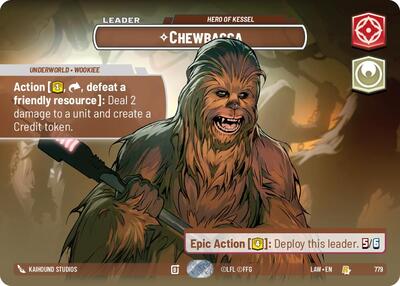 Chewbacca - Hero of Kessel (Showcase) card