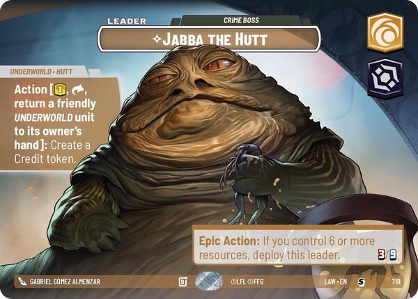 Jabba the Hutt - Crime Boss (Showcase) - A Lawless Time - Star