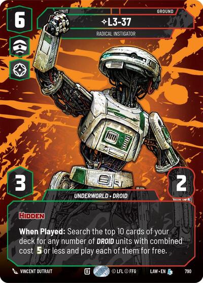 L3-37 - Radical Instigator (Prestige) card