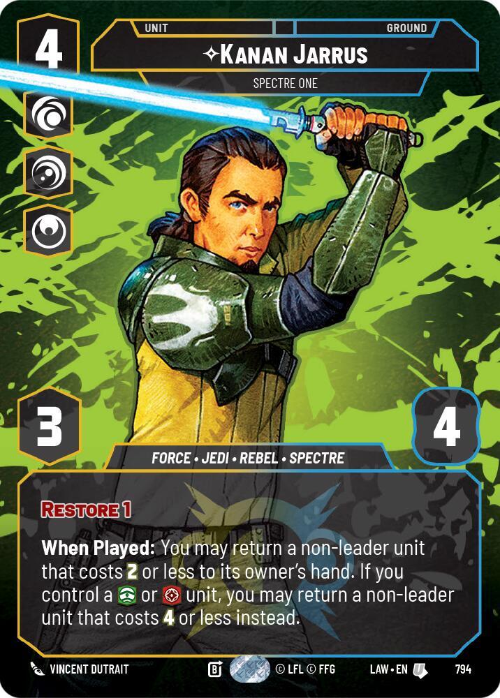 Kanan Jarrus - Spectre One (Prestige) - A Lawless Time - Star Wars