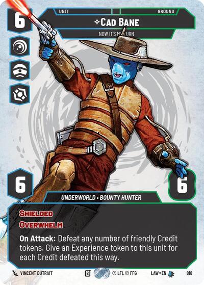 Cade Bane - Now It's My Turn (Prestige) card