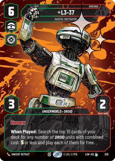 L3-37 - Radical Instigator (Prestige Foil) card