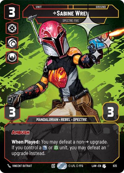 Sabine Wren - Spectre Five (Prestige Foil) card
