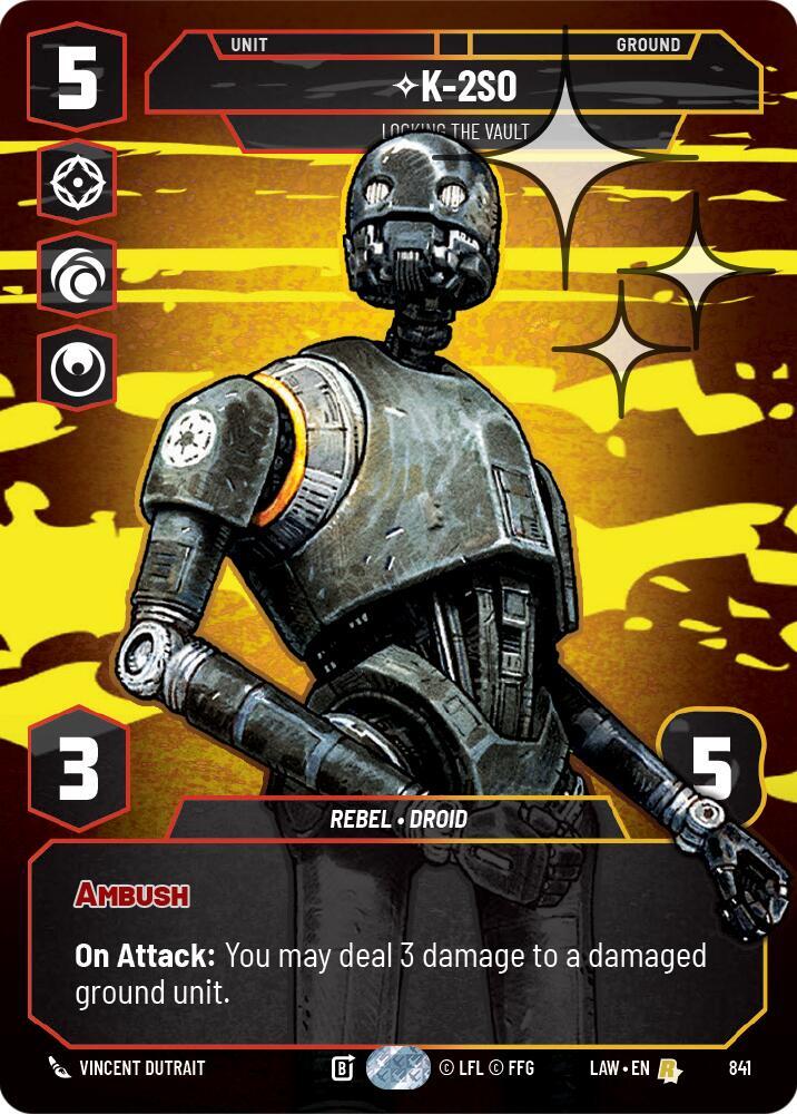 K-2S0 - Locking the Vault (Prestige Foil) - A Lawless Time - Star