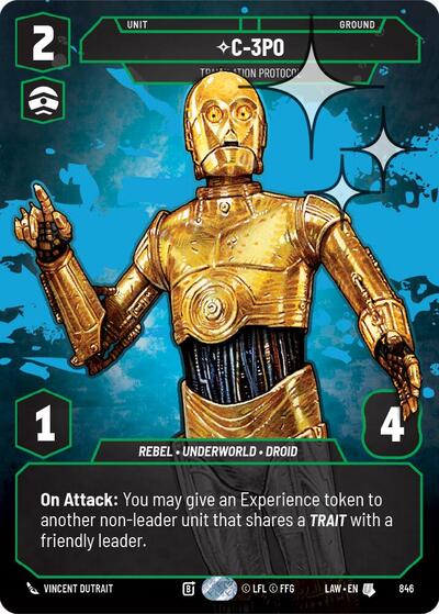 C-3PO - Translation Protocol (Prestige Foil) card