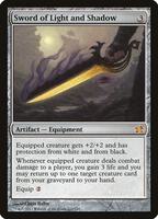 MTG 光と影の剣 Foil 部分光沢 PSA9 Foil】《光と影の剣/Sword of Light and Shadow》※部分光沢[MPS