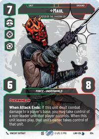 Maul - Master of the Shadow Collective (Prestige Foil) - A Lawless Time