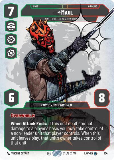 Maul - Master of the Shadow Collective (Prestige Foil) card