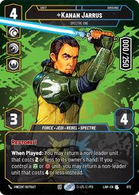 Kanan Jarrus Spectre One Serialized