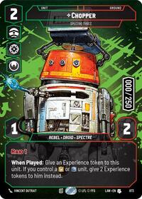 Chopper Spectre Three Serialized