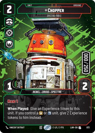 Chopper Spectre Three Serialized
