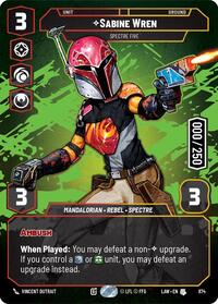 Sabine Wren Spectre Five Serialized