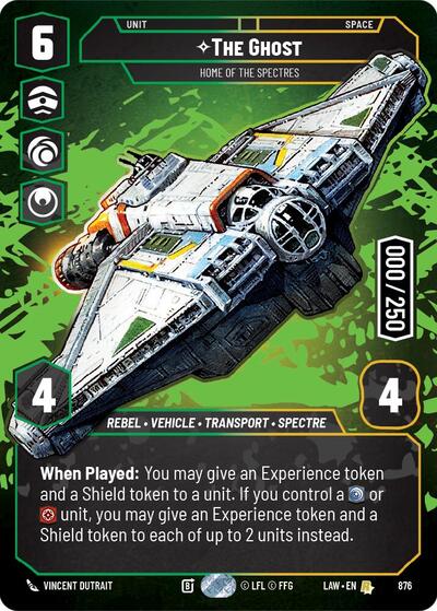 The Ghost - Home of the Spectres (Serialized) A Lawless Time Rare Star Wars Unlimited card — value and price