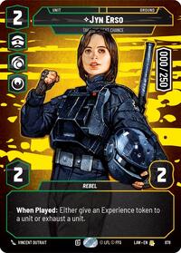 Jyn Erso Take the Next Chance Serialized