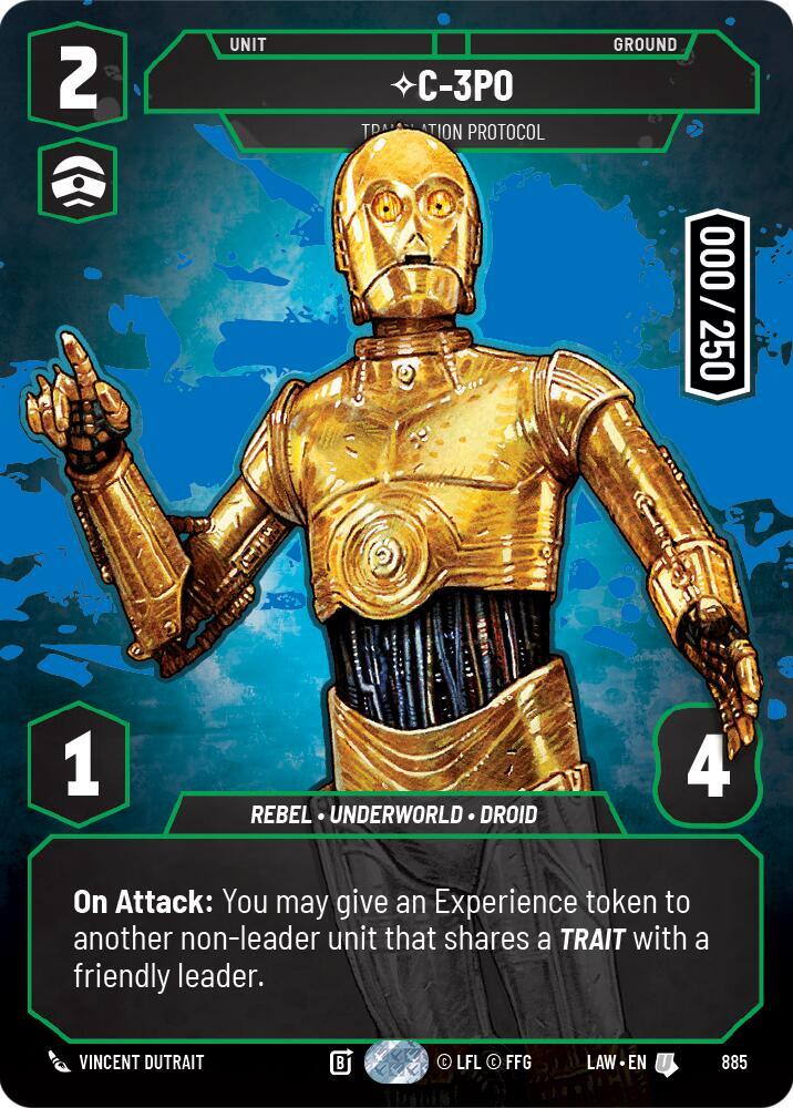 C-3PO - Translation Protocol (Serialized) - A Lawless Time - Star