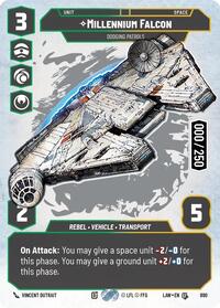 Millennium Falcon Dodging Patrols Serialized