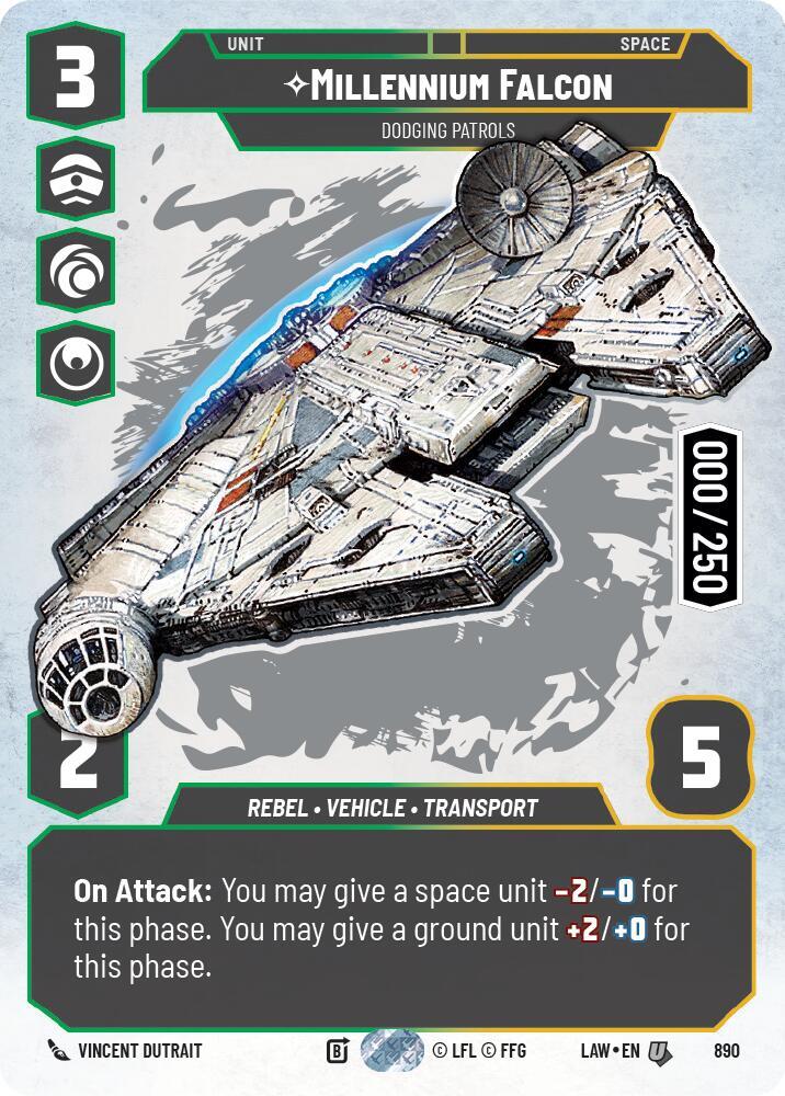 Millennium Falcon - Dodging Patrols (Serialized) - A Lawless Time