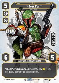 Boba Fett For a Price Serialized