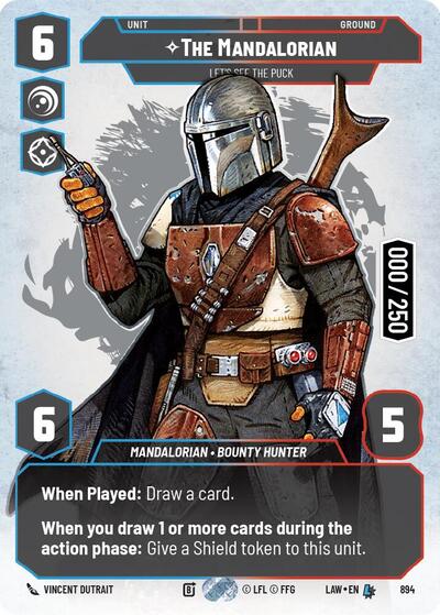 The Mandalorian - Let's See The Puck (Serialized) card