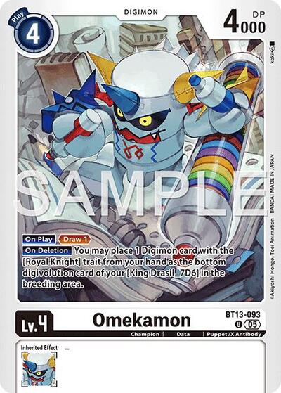 Omekamon BT13 093 Reprint
