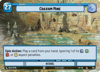 Coaxium Mine Shield Hyperspace