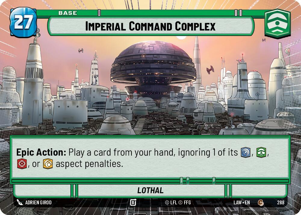 Imperial Command Complex // Shield (Hyperspace) 288 // T06 card