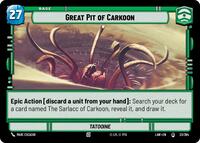 Great Pit of Carkoon - A Lawless Time