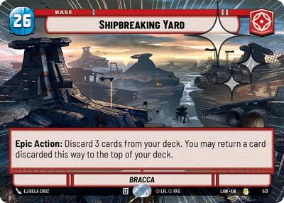 Shipbreaking Yard (Hyperspace Foil) card
