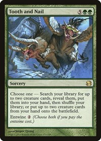 Tooth and Nail - Modern Masters - Magic: The Gathering card