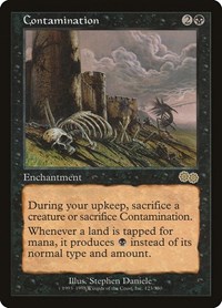 Contamination - Urza's Saga - Magic: The Gathering