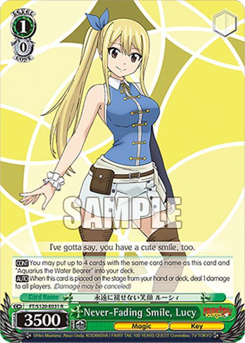 Never-Fading Smile, Lucy - FAIRY TAIL 100 YEARS QUEST - Weiss