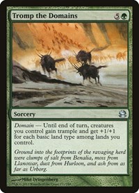 Tromp the Domains - Modern Masters - Magic: The Gathering card