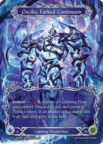 Oscilio, Forked Continuum (Marvel) Omens of the Third Age card price