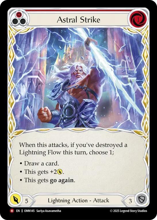 Astral Strike - Omens of the Third Age - Flesh and Blood TCG