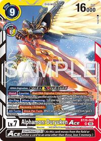 Alphamon: Ouryuken ACE (Reprint)